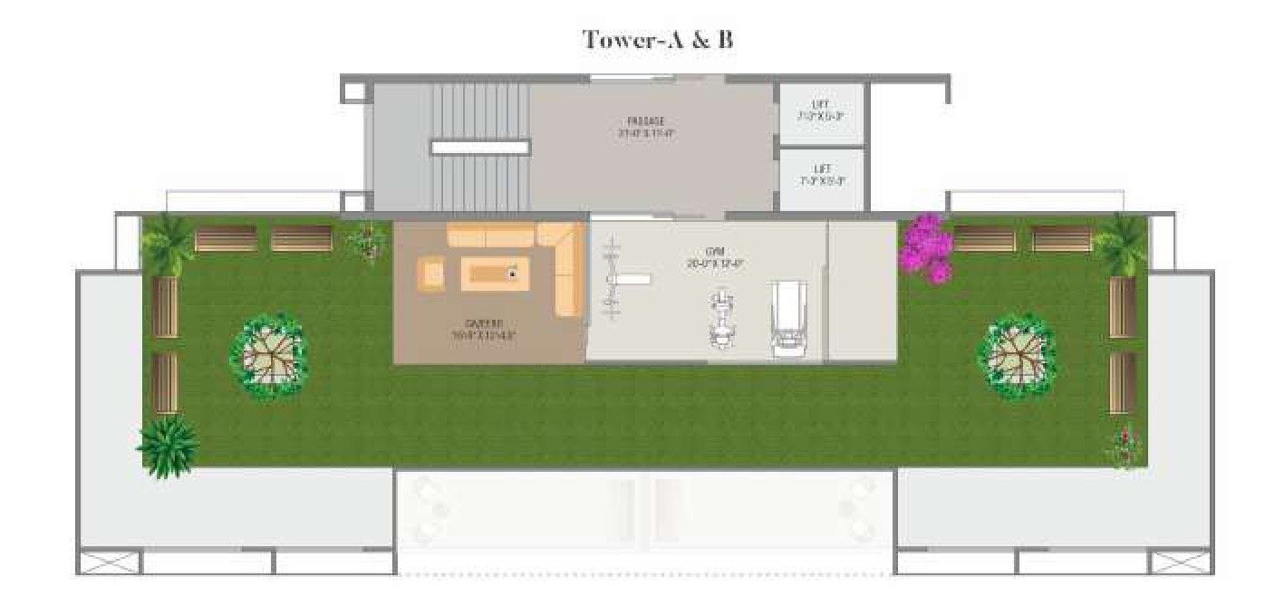 Tower A floor plan